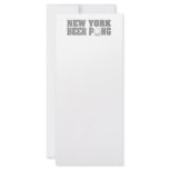 New York Beer Pong rack cards
