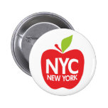 New York Big Apple Buttons