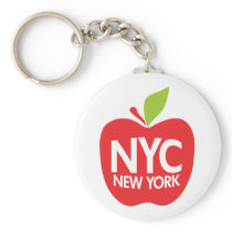 New York Big Apple Key Chains