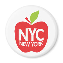 New York Big Apple magnets