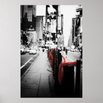 New York Black and White Photo Poster posters