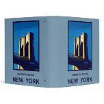 New York Brooklyn Bridge binders