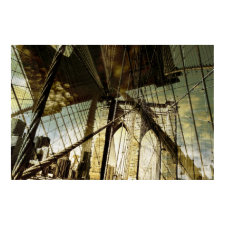 New York, Brooklyn Bridge print