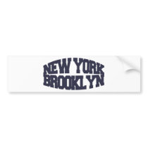 New York Brooklyn Bumper Sticker