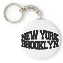 New York Brooklyn Key Chain