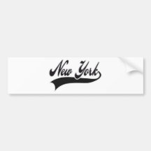 NEW YORK BUMPER STICKER