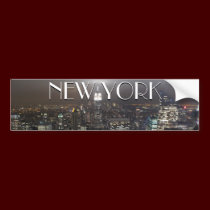 New York Bumper Sticker New York City Stickers bumper stickers