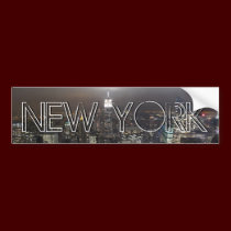 New York Bumper Sticker NY City Bumper Sticker bumper stickers