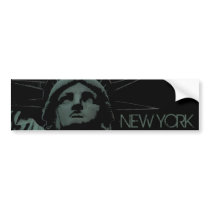 New York Bumper Sticker Statue of Liberty Stickers