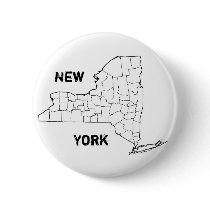 New York Pinback Buttons