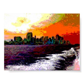 New York By Boat Print