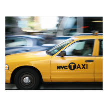 New York Cab Postcards