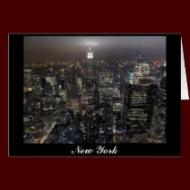 New York Card Cityscape New York Souvenir Card