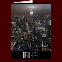 New York Card Cityscape New York Souvenir Card