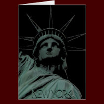 New York Card New York Souvenir Card Landmarks cards