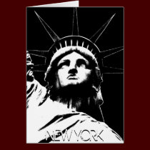 New York Card New York Souvenir Card Landmarks