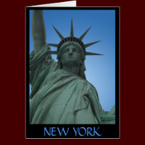 New York Card New York Souvenir Card Landmarks cards