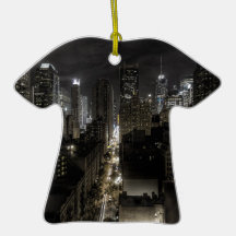 New York City at Night Ornaments