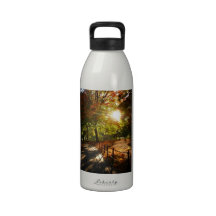 New York City Autumn Sun Drinking Bottles