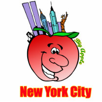 New York City Big Apple photo sculptures