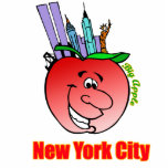 New York City Big Apple Acrylic Cut Outs