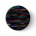 New York City Black Background Button