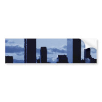 New York City & Blue Night Bumper Stickers