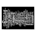 New York City Boroughs posters