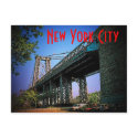 New York City Bridge Postcard