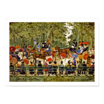 New York City - Central Park in 1901 - Prendergast Posters