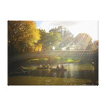 New York City - Central Park Row Boats Canvas Print