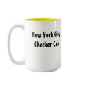 New York City Checker Cab mugs