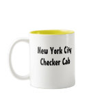 New York City Checker Cab mugs