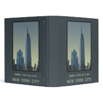 New York City Empire State Building 3 Ring Binders