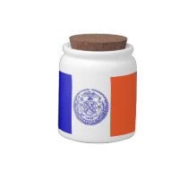 New York City Flag Candy Jar candy jars