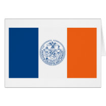 New York City Flag Greeting Card by FlagTshirts New York City Flag Greeting Card