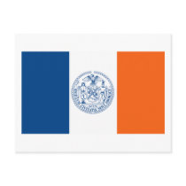 New York City Flag Postcard by FlagTshirts New York City Flag Postcard