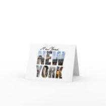 New York City Graphical Tourism Montage Cards