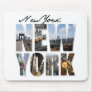 New York City Graphical Tourism Montage Mouse Pads