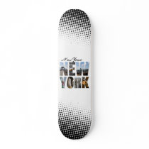 New York City Graphical Tourism Montage Skate Board Deck