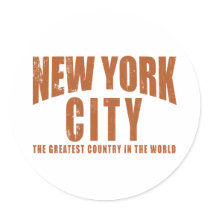 New York City Greatest Country in the World stickers by strk3 New York City Greatest Country in the World stickers