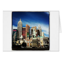 New York City in Las Vegas Greeting Card