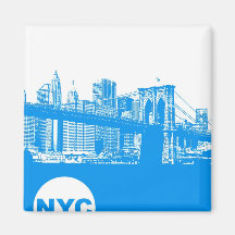 New York City Poster Fridge Magnets