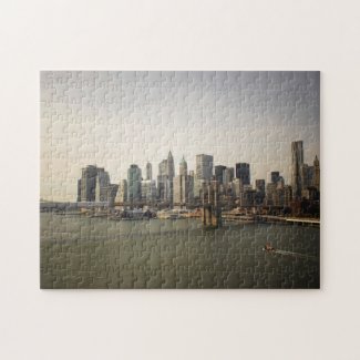 New York City Puzzle - Brooklyn Bridge Skyline puzzle