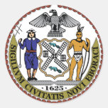New York City seal Round Sticker
