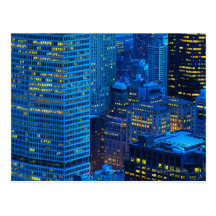 New York City Skyline at Sunset Post Cards