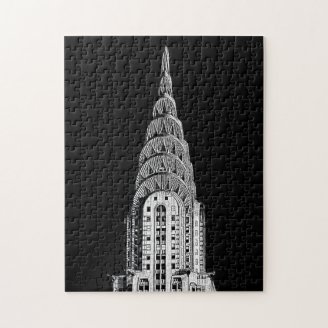 New York City Skyline: Chrysler Building Dome Jigsaw Puzzle