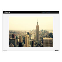 New York City Skyline Decal For 15" Laptop