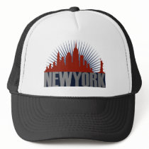 New York City Skyline Mesh Hat
