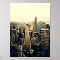 New York City Skyline Midtown, Small Posters